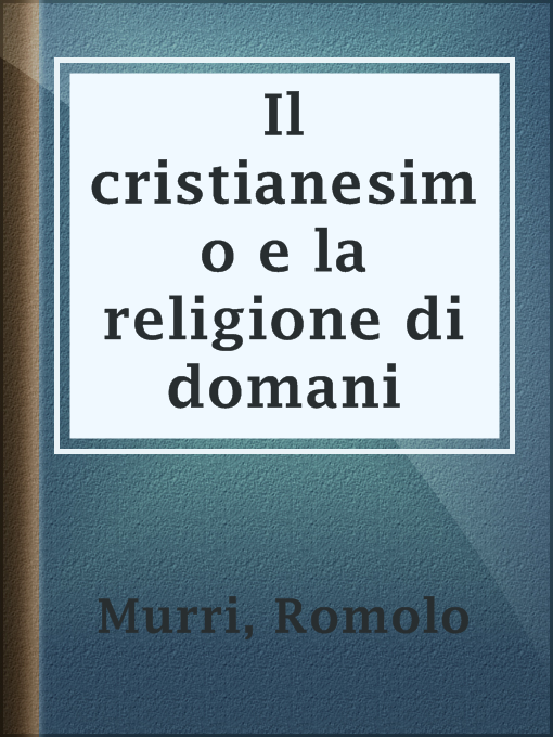 Cover image for Il cristianesimo e la religione di domani